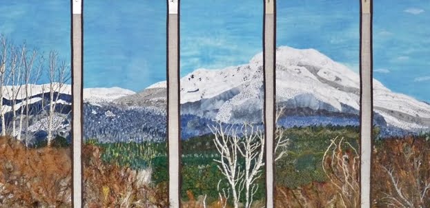 Quilt made by the Chiloquilters for the Chiloquin Community Center