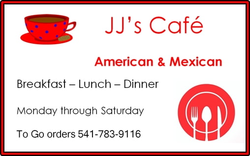 JJ's Cafe in Chiloquin, Oregon
