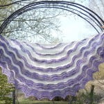 Knitted shawl by JoansGarden for Knitted Creatures
