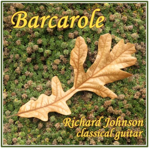Richard Johnson, Barcarole, CD front cover